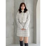 ツイード台形ミニスカート | MERCURYDUO | 詳細画像8 