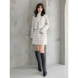 ツイード台形ミニスカート | MERCURYDUO | 詳細画像9 