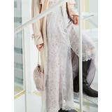 フラワー×レースフィットマーメイドスカート | MERCURYDUO | 詳細画像1 