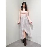 フラワー×レースフィットマーメイドスカート | MERCURYDUO | 詳細画像15 