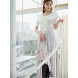 フラワー×レースフィットマーメイドスカート | MERCURYDUO | 詳細画像2 