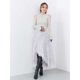 フラワー×レースフィットマーメイドスカート | MERCURYDUO | 詳細画像5 