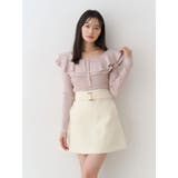 編み変化ラッフルコンパクト | MERCURYDUO | 詳細画像2