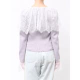 スカラレース襟ニット | MERCURYDUO | 詳細画像17 