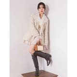 スカラレース襟ニット | MERCURYDUO | 詳細画像5 