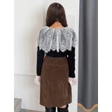 スカラレース襟ニット | MERCURYDUO | 詳細画像8 