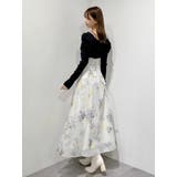 サイドビジューボタンパフスリーブニット | MERCURYDUO | 詳細画像16 