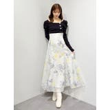 サイドビジューボタンパフスリーブニット | MERCURYDUO | 詳細画像17 