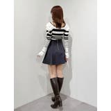 サイドビジューボタンパフスリーブニット | MERCURYDUO | 詳細画像19 