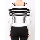 サイドビジューボタンパフスリーブニット | MERCURYDUO | 詳細画像30 