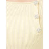 サイドビジューボタンパフスリーブニット | MERCURYDUO | 詳細画像36 