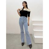 2WAY異素材ランダムラッフルニット | MERCURYDUO | 詳細画像32 