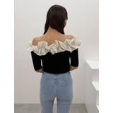 2WAY異素材ランダムラッフルニット | MERCURYDUO | 詳細画像35 