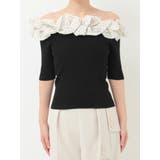 2WAY異素材ランダムラッフルニット | MERCURYDUO | 詳細画像38 