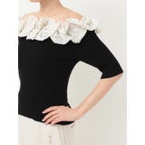 2WAY異素材ランダムラッフルニット | MERCURYDUO | 詳細画像42 