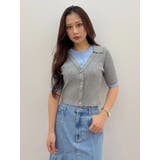 バイカラーフェイクレイヤードニット | MERCURYDUO | 詳細画像20 