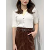 バイカラーフェイクレイヤードニット | MERCURYDUO | 詳細画像27 