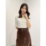 バイカラーフェイクレイヤードニット | MERCURYDUO | 詳細画像28 