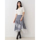 バイカラーフェイクレイヤードニット | MERCURYDUO | 詳細画像7 