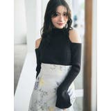 ブラウン | ケーブルパネルハイネックニット | MERCURYDUO