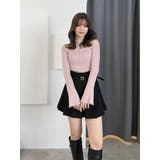 ショルダースリットナローストラップニット | MERCURYDUO | 詳細画像13