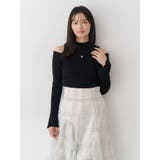 ショルダースリットナローストラップニット | MERCURYDUO | 詳細画像2