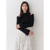 ショルダースリットナローストラップニット | MERCURYDUO | 詳細画像3