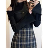 ショルダースリットナローストラップニット | MERCURYDUO | 詳細画像7