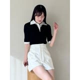 シャツレイヤードライクハーフスリーブニット | MERCURYDUO | 詳細画像18 