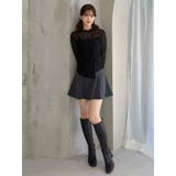 カットレースアシメトップス | MERCURYDUO | 詳細画像14