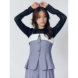 カットレースアシメトップス | MERCURYDUO | 詳細画像3