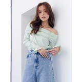 【FILA別注】裏毛オフショルトップス | MERCURYDUO | 詳細画像1 