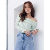 【FILA別注】裏毛オフショルトップス | MERCURYDUO | 詳細画像2 