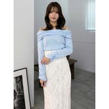 【FILA別注】裏毛オフショルトップス | MERCURYDUO | 詳細画像6 