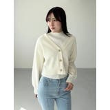 金ボタンボリュームスリーブカーデ | MERCURYDUO | 詳細画像7