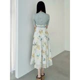 花柄ドッキングハーフスリーブワンピース | MERCURYDUO | 詳細画像23