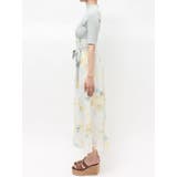 花柄ドッキングハーフスリーブワンピース | MERCURYDUO | 詳細画像26