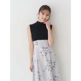 花柄ドッキングバックレースアップワンピース | MERCURYDUO | 詳細画像16