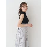花柄ドッキングバックレースアップワンピース | MERCURYDUO | 詳細画像17