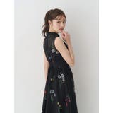 花柄バックレースアップワンピース | MERCURYDUO | 詳細画像5