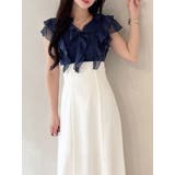 2WAYラッフルブラウスドッキングワンピース | MERCURYDUO | 詳細画像13