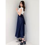 2WAYラッフルブラウスドッキングワンピース | MERCURYDUO | 詳細画像5