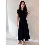 ポロ衿ラッフルニットワンピース | MERCURYDUO | 詳細画像19