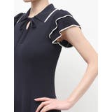 ポロ衿ラッフルニットワンピース | MERCURYDUO | 詳細画像24