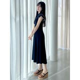 ポロ衿ラッフルニットワンピース | MERCURYDUO | 詳細画像7