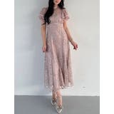 ベビーピンク | エンブロイダリーラッフルワンピース | MERCURYDUO