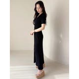 ワイドリブスキッパーニットワンピース | MERCURYDUO | 詳細画像13