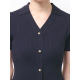 ワイドリブスキッパーニットワンピース | MERCURYDUO | 詳細画像25 