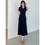 ワイドリブスキッパーニットワンピース | MERCURYDUO | 詳細画像4