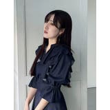 【セットアップ着用可】ラッフルシャツブラウス | MERCURYDUO | 詳細画像13 